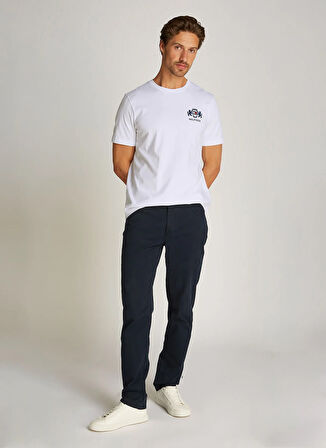 Tommy Hilfiger Beyaz Erkek T-Shirt MW0MW38076YBR