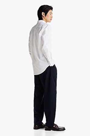 Erkek Th Flex Poplin Gömlek - Beyaz | M