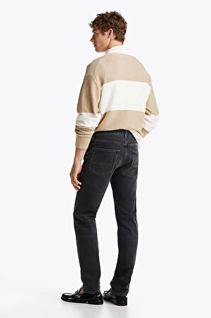 Erkek Denton Düz Paça Kot Pantolon - Siyah | 31/32