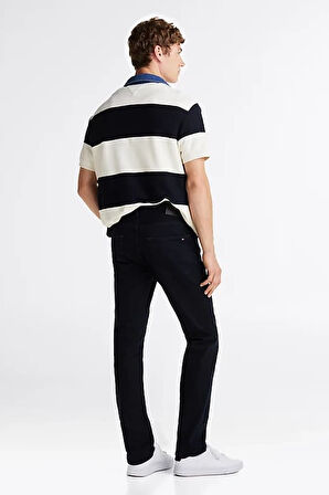 Erkek Denton Düz Paça Kot Pantolon - Lacivert | 32/32