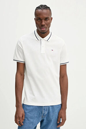 Tommy Hilfiger Erkek Logolu Normal Kesim Polo  T-Shirt