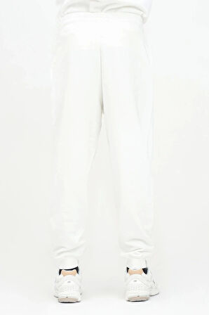 Tommy Hilfiger Erkek Beyaz Pamuklu Eşofman Altı