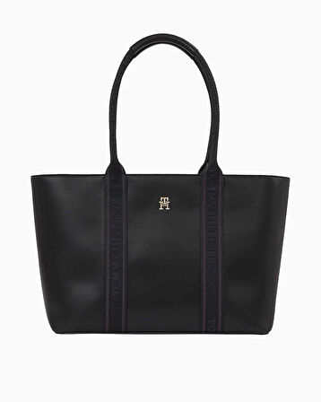 Tommy Hilfiger Logotape Tote Omuz Çantası