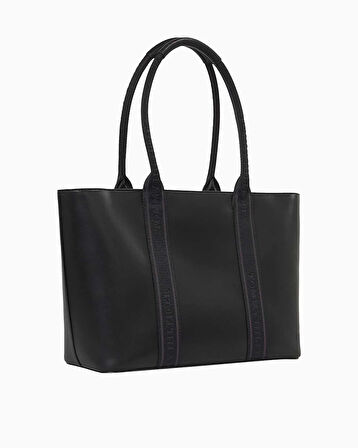 Tommy Hilfiger Logotape Tote Omuz Çantası