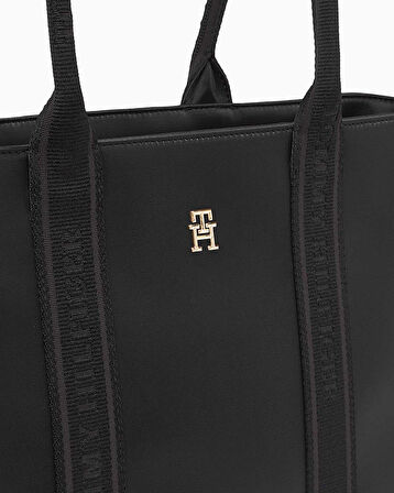 Tommy Hilfiger Logotape Tote Omuz Çantası