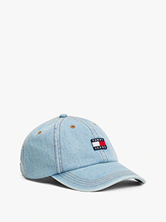 Tommy  Jeans  Mavi Heritage Denim Beyzbol Şapkası
