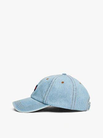 Tommy  Jeans  Mavi Heritage Denim Beyzbol Şapkası