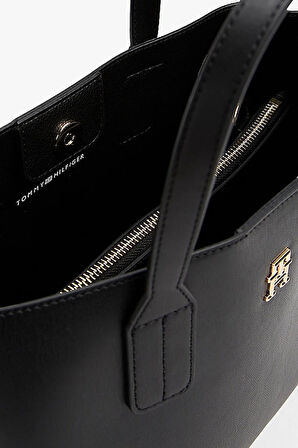 Kadın Th Webbing Strap Tote El Çantası - Siyah | 39