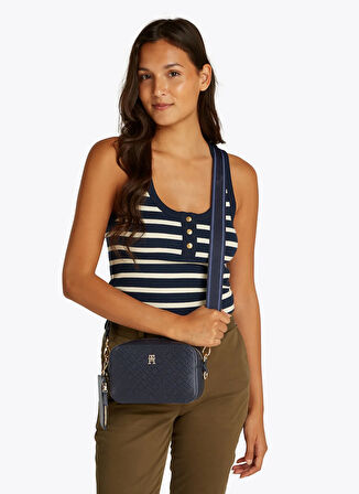 Tommy Hilfiger Lacivert Kadın Çapraz Çanta AW0AW17221