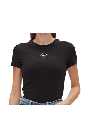 Tommy Jeans Kadın Tişört-DW0DW20316