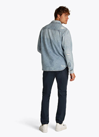 Tommy Jeans Regular Fit Erkek Denim Gömlek DM0DM213621AB REGULAR DENIM BI6015