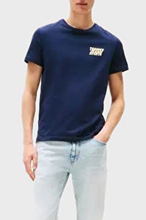 Tommy Jeans Erkek T Shirt DM0DM21863 C1G