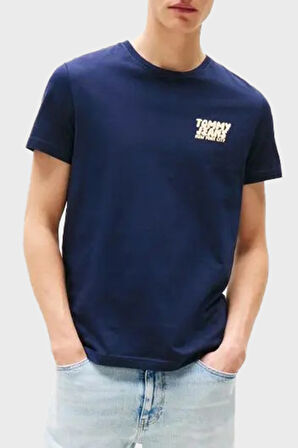 Tommy Jeans Erkek T Shirt DM0DM21863 C1G