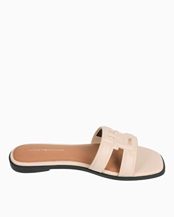 Tommy Hilfiger Logo Strap Mule Flat Sandalet