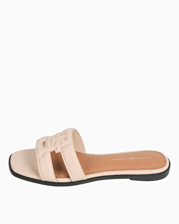 Tommy Hilfiger Logo Strap Mule Flat Sandalet