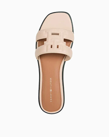 Tommy Hilfiger Logo Strap Mule Flat Sandalet