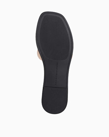 Tommy Hilfiger Logo Strap Mule Flat Sandalet