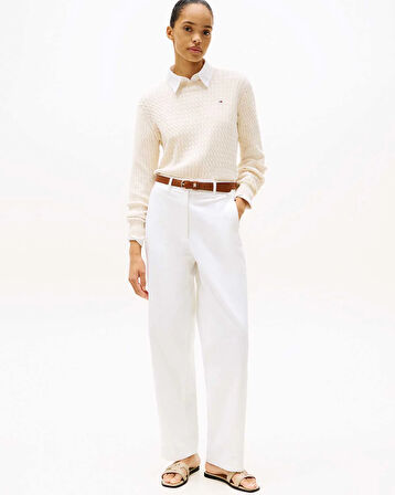 Tommy Hilfiger Logo Strap Mule Flat Sandalet