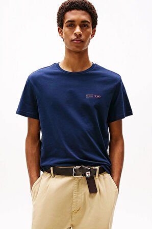 Erkek Tjm Slim 2'li Paket T-Shirt - Ekru/Lacivert | XS