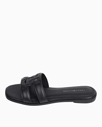 Tommy Hilfiger Logo Strap Mule Flat Sandalet