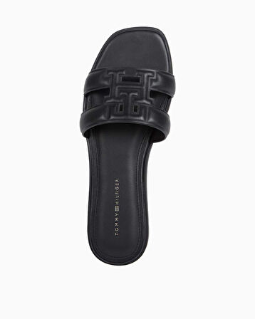 Tommy Hilfiger Logo Strap Mule Flat Sandalet