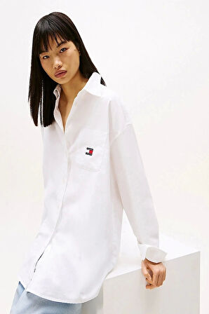 TJW OVS BADGE OXFORD SHIRT EXT