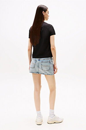 Tommy Jeans Kadın Tişört-DW0DW21338
