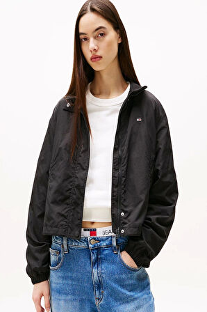 Tommy Hilfiger Logo Yaka Su İtici Ceket