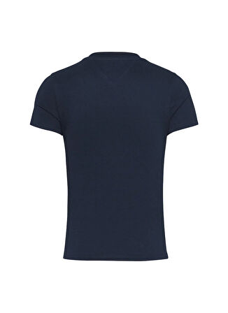 Tommy Jeans Bisiklet Yaka Mavi Kadın T-Shirt DW0DW20315C1G