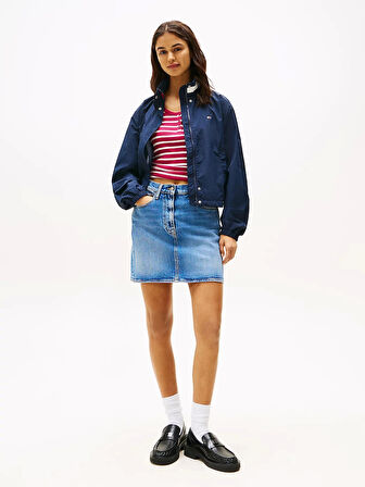 Tommy Jeans Kadın Lacivert Essential Dolgulu Ceket