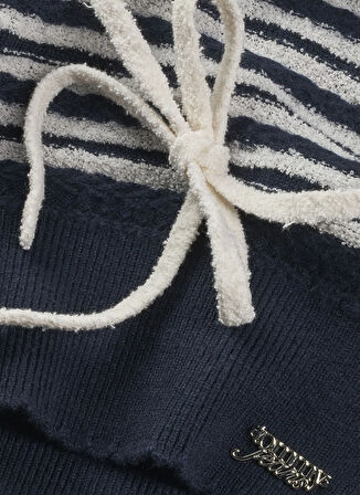 Tommy Jeans Yuvarlak Yaka Mavi Kadın Bluz DW0DW204320A6