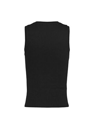 Tommy Jeans Bisiklet Yaka Siyah Kadın T-Shirt DW0DW20673BDS