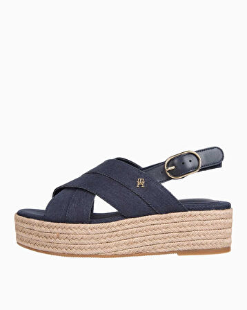 Tommy Hilfiger Wedge Espadrilles Terlik