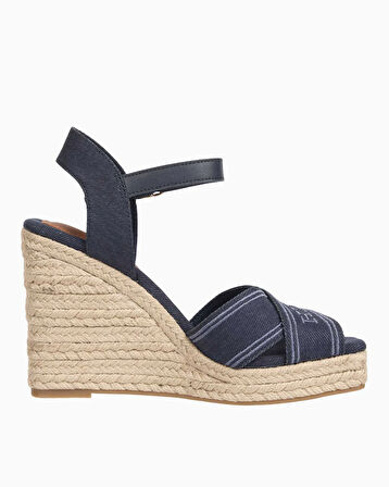 Tommy Hilfiger Wedge Espadrilles High Wedge Terlik