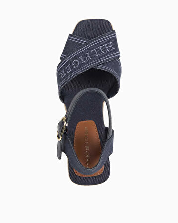 Tommy Hilfiger Wedge Espadrilles High Wedge Terlik