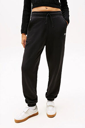 Kadın Tjw Casual Rahat Eşofman Altı - Siyah | L