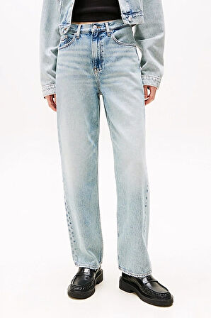 Kadın Th Layla Yüksek Bel Düz Paça Jeans - Açık Mavi | 30/28