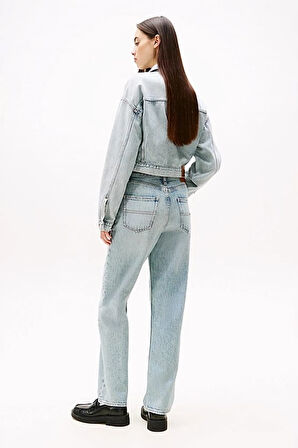 Kadın Th Layla Yüksek Bel Düz Paça Jeans - Açık Mavi | 30/28