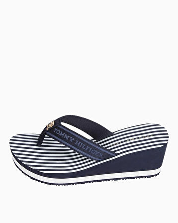 Tommy Hilfiger Stripes Wedge Beach Terlik