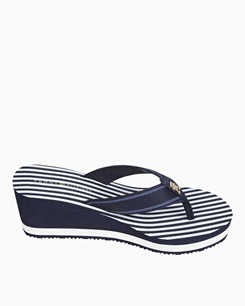Tommy Hilfiger Stripes Wedge Beach Terlik