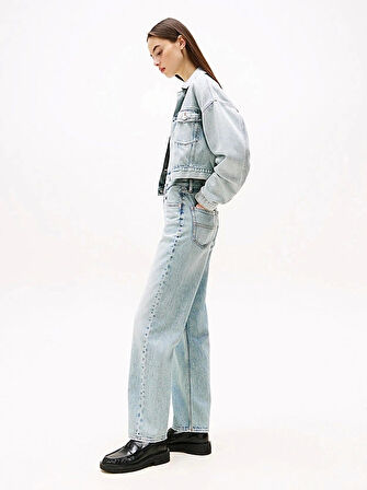 Tommy Jeans LAYLA HR SLIM STR BI6012 Kadın  Jeans DW0DW205931AB