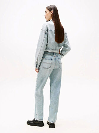 Tommy Jeans LAYLA HR SLIM STR BI6012 Kadın  Jeans DW0DW205931AB