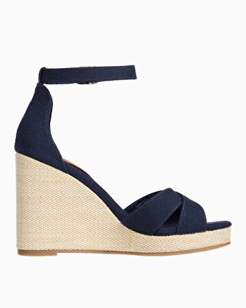 Tommy Hilfiger Flag High Wedge Espadrilles Terlik