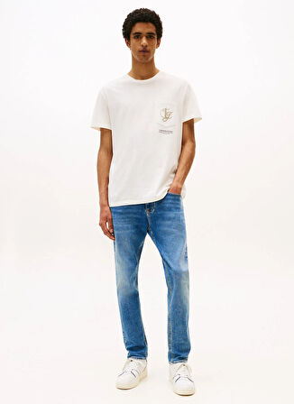 Tommy Jeans Normal Bel Slim Tapered Erkek Denim Pantolon DM0DM213531A5 AUSTIN SLIM TPRD CO
