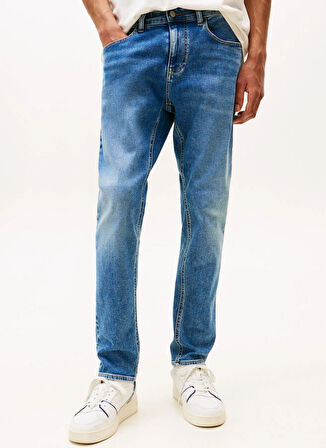 Tommy Jeans Normal Bel Slim Tapered Erkek Denim Pantolon DM0DM213531A5 AUSTIN SLIM TPRD CO
