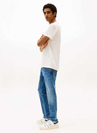 Tommy Jeans Normal Bel Slim Tapered Erkek Denim Pantolon DM0DM213531A5 AUSTIN SLIM TPRD CO