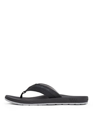 Tommy Hilfiger Siyah Erkek Plaj Terliği MOLDED HILFIGER BEACH SANDAL