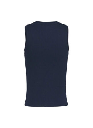 Tommy Jeans Bisiklet Yaka Mavi Kadın T-Shirt DW0DW20673C1G