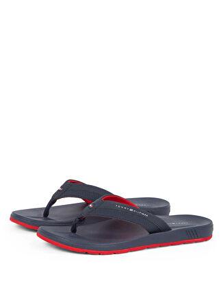 Tommy Hilfiger Lacivert Erkek Plaj Terliği MOLDED HILFIGER BEACH SANDAL