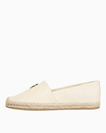Tommy Hilfiger Logo Leather Espadrilles Ayakkabı
